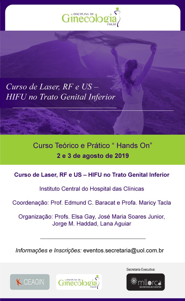 SOGESP - Curso de Laser, RF e US – HIFU no Trato Genital Inferior