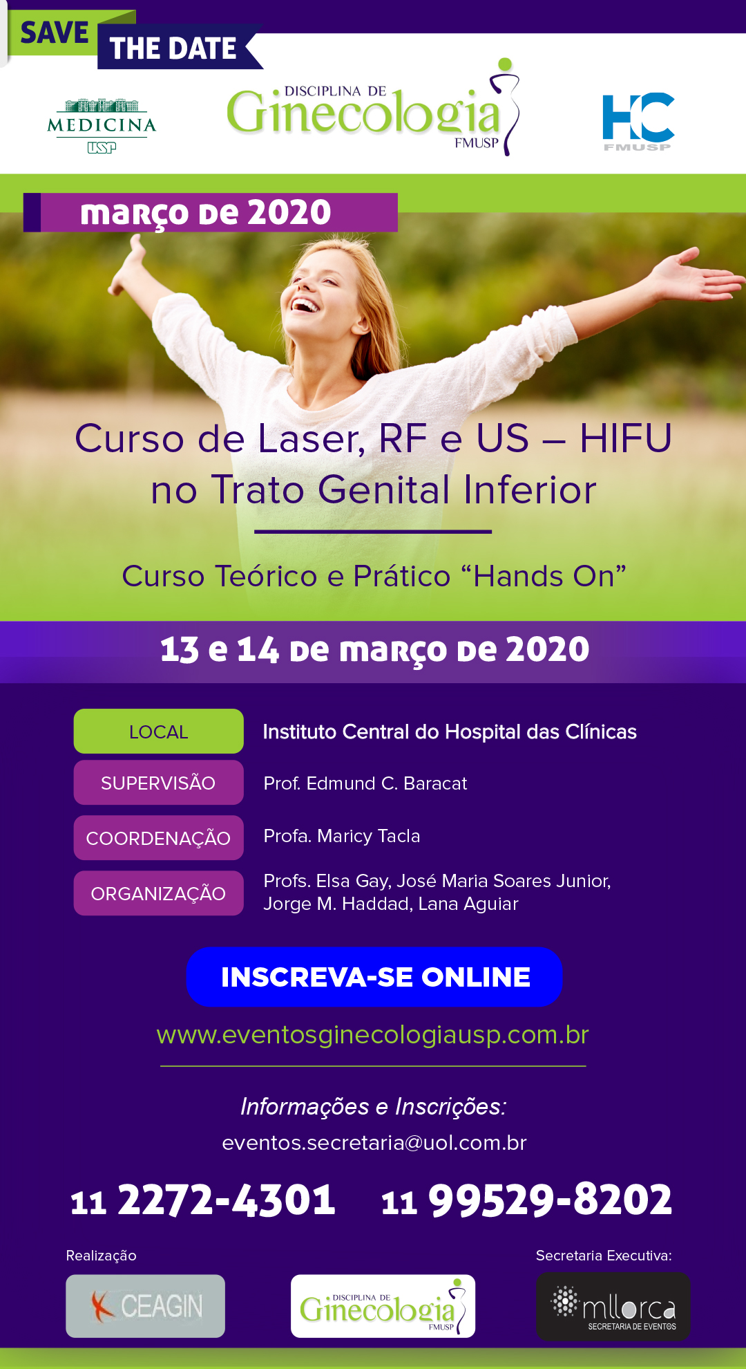 SOGESP - Curso de Laser, RF e US – HIFU no Trato Genital Inferior